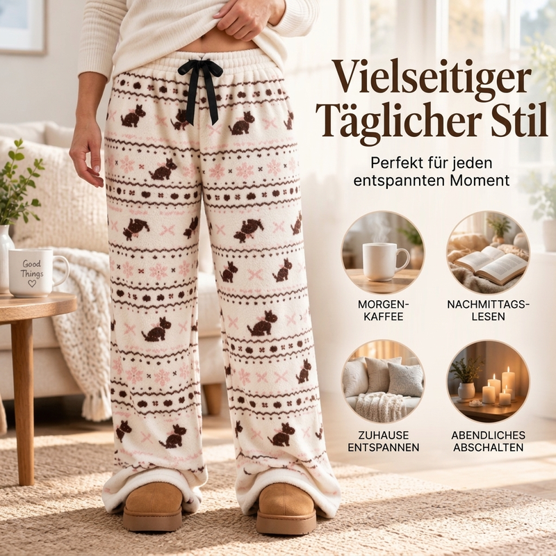 🔥👖Bestseller | Warm & bequem, Herbst- & Winteralltag – Warme, bequeme Vintage-Hosen mit weitem Bein