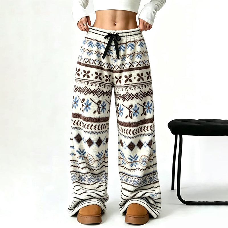 🔥👖Bestseller | Warm & bequem, Herbst- & Winteralltag – Warme, bequeme Vintage-Hosen mit weitem Bein
