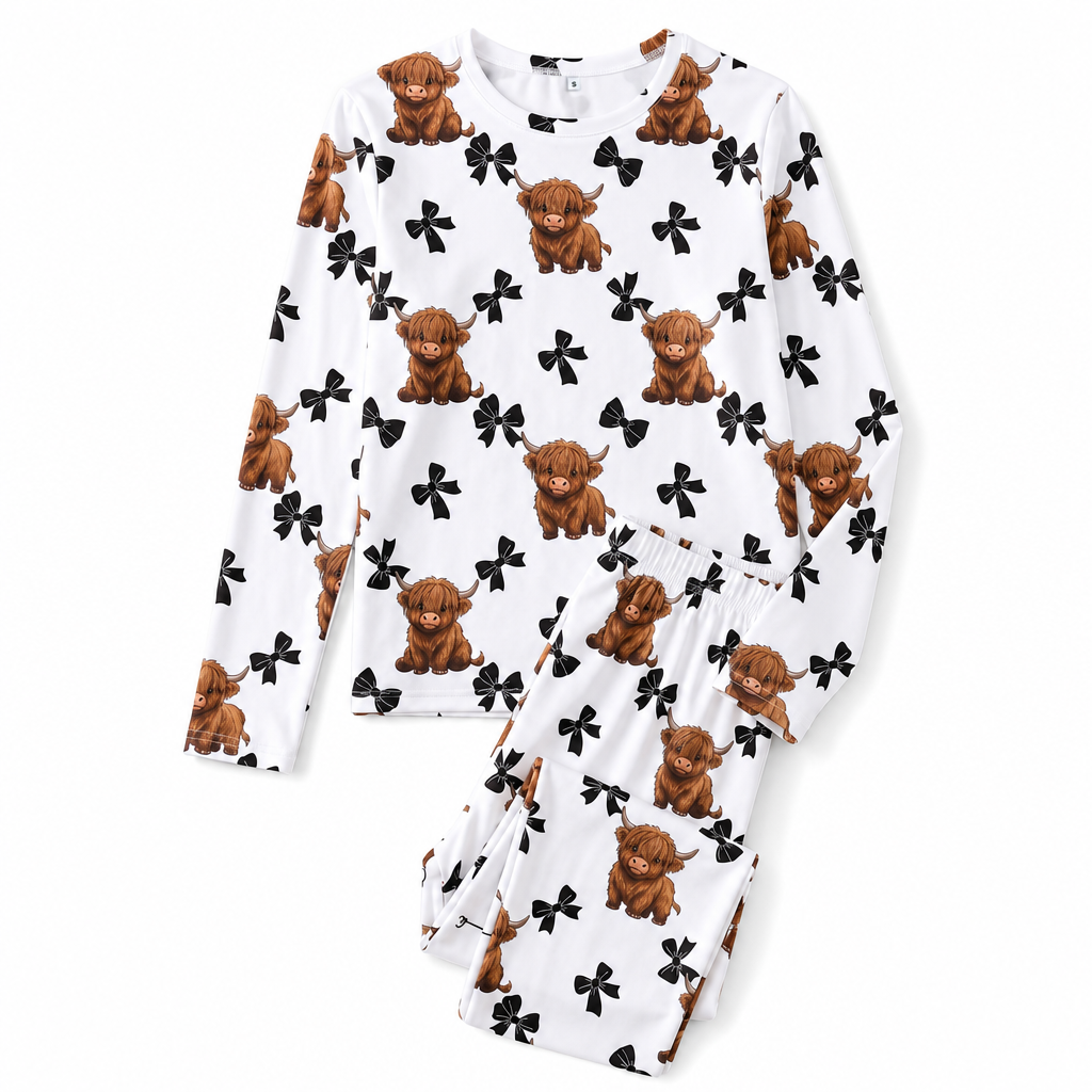 🔥👚Bestseller | Wolkenweicher Komfort, Entspannung zu Hause – Damen Milchseide Langarm-Pyjama-Set