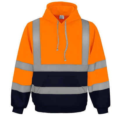 ⭐🧥Beliebt | Reißverschluss, Alltag & Arbeitsweg – Herren Hoodie mit Reflexstreifen