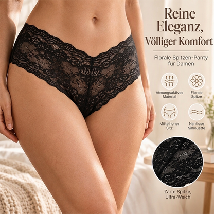 🔥👙Bestseller | Feine Blumen-Spitze, elegante Ausstrahlung – Elegante Damen-Slips mit Blumen-Spitze