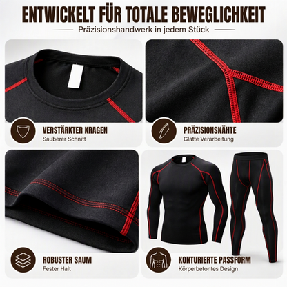 🔥💪Bestseller | Kompressionsstütze, trainigsbereit – Herren Thermo-Kompressions-Unterwäsche-Set