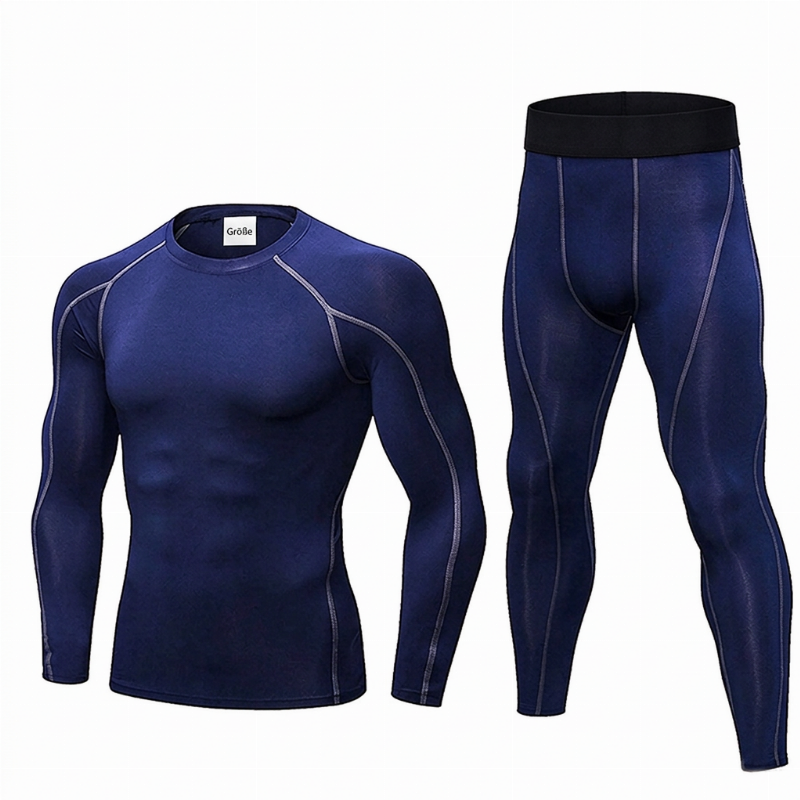 🔥💪Bestseller | Kompressionsstütze, trainigsbereit – Herren Thermo-Kompressions-Unterwäsche-Set