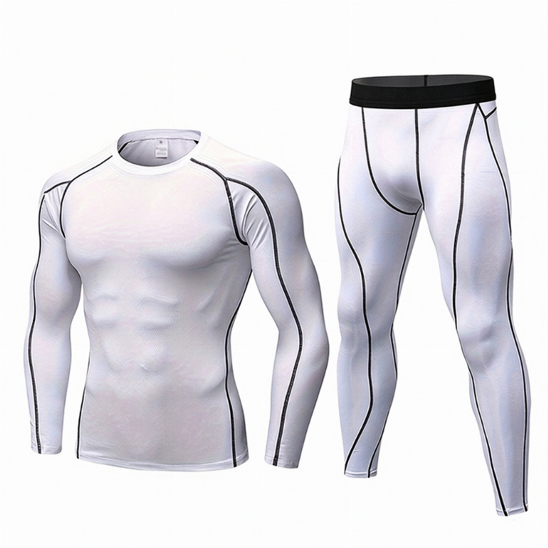 🔥💪Bestseller | Kompressionsstütze, trainigsbereit – Herren Thermo-Kompressions-Unterwäsche-Set