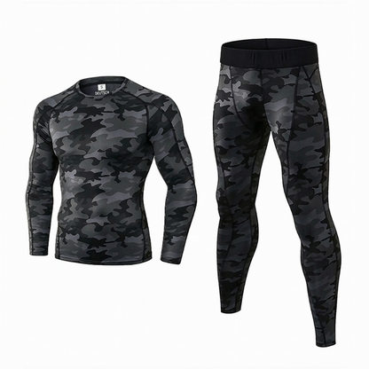 🔥💪Bestseller | Kompressionsstütze, trainigsbereit – Herren Thermo-Kompressions-Unterwäsche-Set