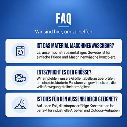 🔥👖Bestseller | Robust & abriebfest, Arbeitsschutz – Langlebige Herren-Denim-Arbeitskombi mit Kapuze