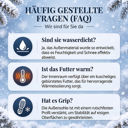 🔥👢Bestseller | Plüschfutter, Winterschutz – Damen Winterstiefel aus PU-Leder mit Plüschfutter