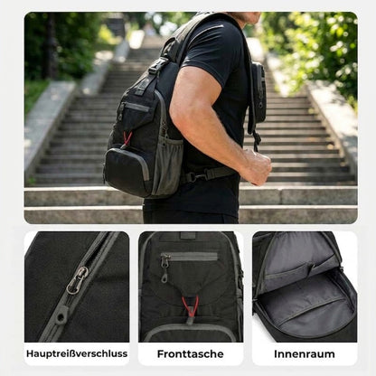 🎒 50% RABATT! Viele Fächer, praktisch für draußen – Herren Sling-Tasche ✨