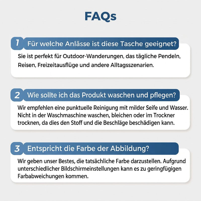 🎒 50% RABATT! Viele Fächer, praktisch für draußen – Herren Sling-Tasche ✨