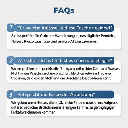 🎒 50% RABATT! Viele Fächer, praktisch für draußen – Herren Sling-Tasche ✨