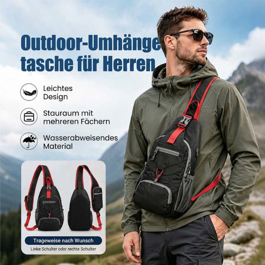 🎒 50% RABATT! Viele Fächer, praktisch für draußen – Herren Sling-Tasche ✨